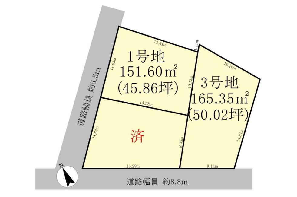 大津市大萱4丁目3区画