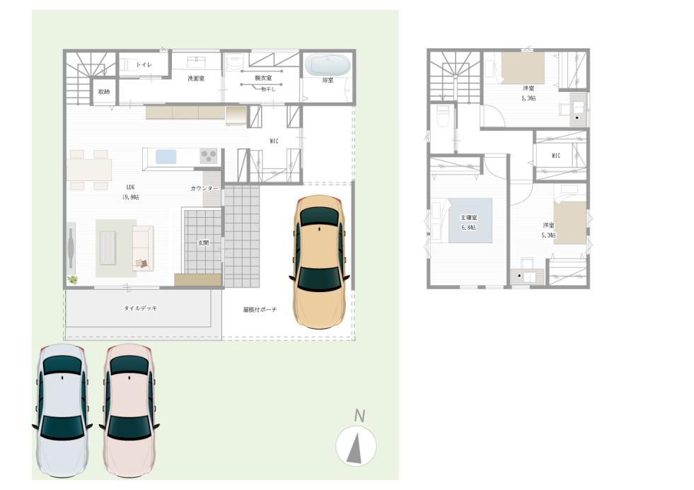 菩提寺29モデル(グランピングテクノ) 1F2F間取り.jpg
