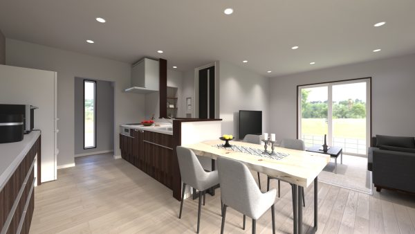 【グリーンパーク菩提寺No.101】2台駐車&家事ラク動線を叶える収納充実の3LDK+WICプラン